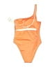 Lemlem Solid Orange One Piece Swimsuit Size M - photo 2
