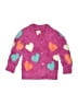 Hatley 100% Nylon Hearts Pink Cardigan Size 3 - photo 1