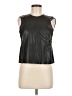 Lamarque 100% Leather Black Sleeveless Blouse Size M (estimated) - photo 1