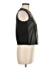 Lamarque 100% Leather Black Sleeveless Blouse Size M (estimated) - photo 4