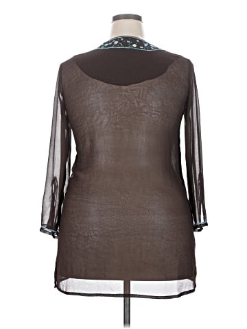 Peppermint Bay 3/4 Sleeve Blouse (view 2)