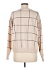 T Tahari Checkered-gingham Tan Pullover Sweater Size M - photo 2