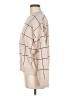 T Tahari Checkered-gingham Tan Pullover Sweater Size M - photo 5