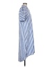 Unbranded 100% Polyester Stripes Blue Casual Dress Size M - photo 4