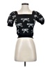 Willow & Wind 100% Nylon Black Short Sleeve Top Size XS - photo 1