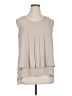 Alfani 100% Polyester Gray Sleeveless Blouse Size 14 - photo 1