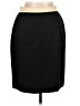 Neiman Marcus 100% Wool Solid Black Wool Skirt Size EU 44 / US 14 - photo 1