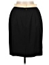 Neiman Marcus 100% Wool Solid Black Wool Skirt Size EU 44 / US 14 - photo 2