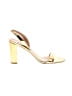 Aquazzura Metallic Gold Sandals Size EU 38 1/2 - photo 1