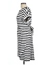 Chaps Stripes White Casual Dress Size L - photo 5