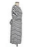 Chaps Stripes White Casual Dress Size L - photo 4
