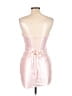 Unbranded 100% Polyester Metallic Pink Cocktail Dress Size 6 - photo 2