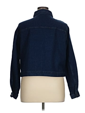 Women With Control Denim Jacket (view 2)