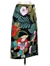 Guess Tropical Black Casual Skirt Size S - photo 2