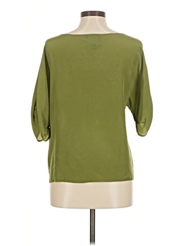 Aryn K. 3/4 Sleeve Silk Top (view 2)
