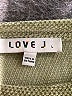 Love J 100% Polyester Green Pullover Sweater Size L - photo 4