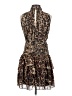 Express 100% Polyester Animal Print Brown Cocktail Dress Size 0 - photo 2