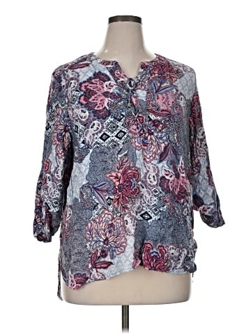 Ruby Rd. 3/4 Sleeve Blouse (view 1)