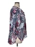 Ruby Rd. 100% Rayon Print Gray 3/4 Sleeve Blouse Size XL - photo 4