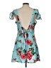 Influence Floral Blue Cocktail Dress Size 12 - photo 2