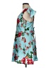 Influence Floral Blue Cocktail Dress Size 12 - photo 5