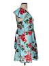 Influence Floral Blue Cocktail Dress Size 12 - photo 4