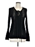 Free People Black Pullover Sweater Size M - photo 1