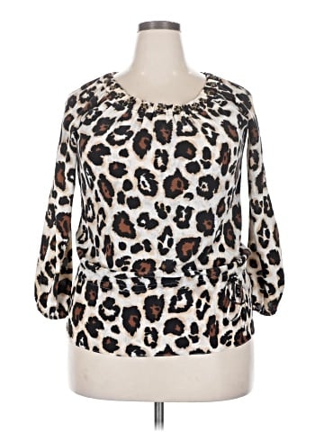 Blumarine Long Sleeve Silk Top (view 1)