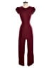 Reformation Solid Burgundy Jumpsuit Size 0 - photo 1
