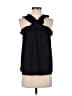 J.Crew 100% Polyester Black Sleeveless Blouse Size 4 - photo 1