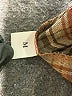 Unbranded 100% Polyester Plaid Brown Long Sleeve Blouse Size M - photo 8