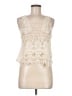 Poetry 100% Polyester Ivory Sleeveless Blouse Size M - photo 1
