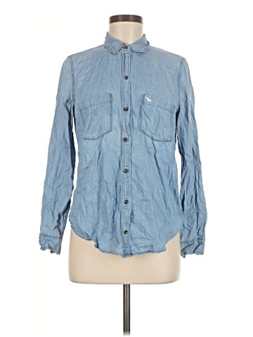 Abercrombie & Fitch Long Sleeve Button-Down Shirt (view 1)