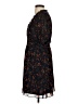 Madewell 100% Polyester Print Black Casual Dress Size 4 - photo 5
