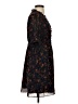 Madewell 100% Polyester Print Black Casual Dress Size 4 - photo 4