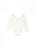 BAILEY'S BLOSSOMS Solid Ivory Long Sleeve Onesie Size 3-6 mo - photo 2