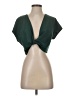 Shein 100% Polyester Green Sleeveless Blouse Size 2 - photo 1