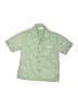 Zara Solid Green Short Sleeve Button-Down Shirt Size 9 - 10 - photo 1