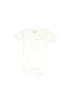 Laughing Giraffe 100% Polyester Solid Ivory Short Sleeve Onesie Size 12-18 mo - photo 1