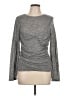 Express Gray Long Sleeve Top Size L - photo 1