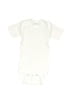 Laughing Giraffe 100% Polyester Solid Ivory Short Sleeve Onesie Size 6-12 mo - photo 1