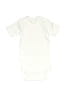 Laughing Giraffe 100% Polyester Solid Ivory Short Sleeve Onesie Size 6-12 mo - photo 2