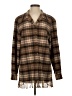 Easy Spirit Plaid Brown Coat Size 1 - photo 1