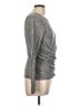Express Gray Long Sleeve Top Size L - photo 4
