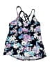 Coolibar Floral Blue Swimsuit Top Size L (estimated) - photo 1