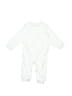 Laughing Giraffe 100% Polyester Solid White Long Sleeve Onesie Size 6-12 mo - photo 1