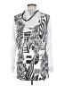 Zenergy by Chico's Print White Track Jacket Size Med (1) - photo 2