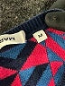 MARCS Paisley Blue Pullover Sweater Size M - photo 7
