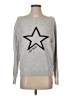 Bershka Stars Silver Pullover Sweater Size S - photo 1