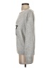 Bershka Stars Silver Pullover Sweater Size S - photo 5
